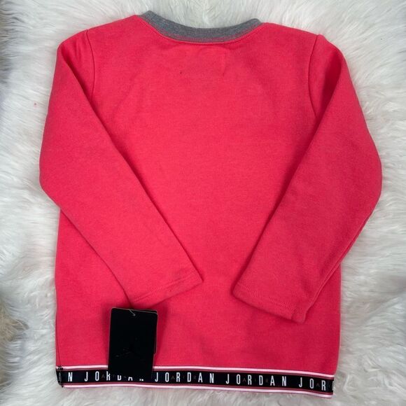 NEW Air Jordan Nike sweater 3T unisex long sleeve pink / salmon color NWT - Picture 5 of 6